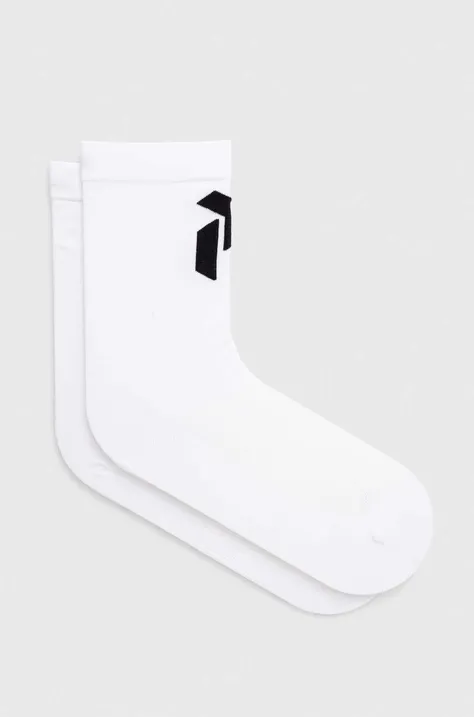 Ponožky Peak Performance biela farba