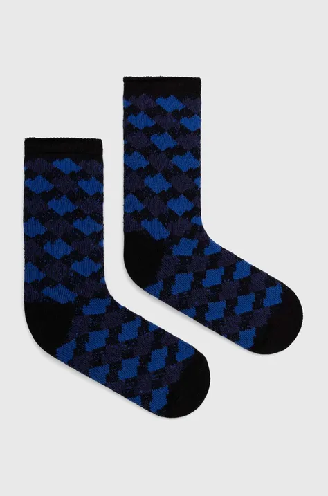 Ader Error socks Tenit Gingham blue color BMADFWAC0303