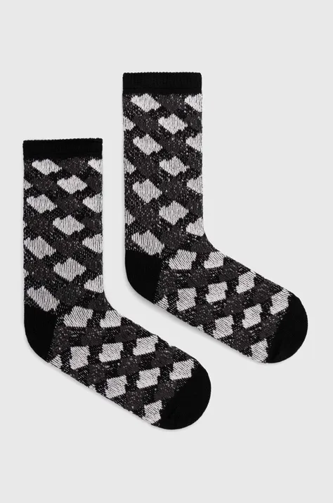 Κάλτσες Ader Error Tenit Gingham χρώμα: μαύρο, BMADFWAC0303