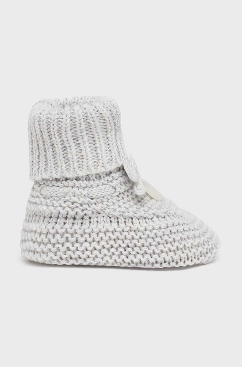 Mayoral Newborn buty niemowlęce kolor szary