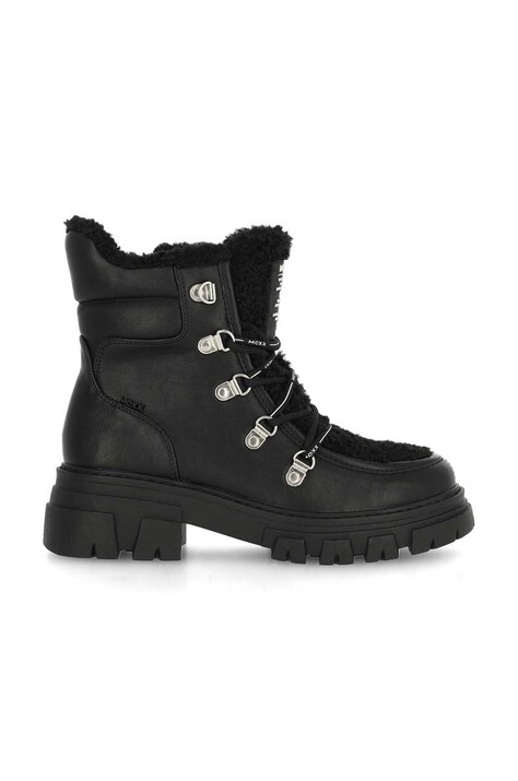 Čizme Mexx Kold za žene, boja: crna, ravni potplat, sa srednje toplom podstavom, MXTY020601W