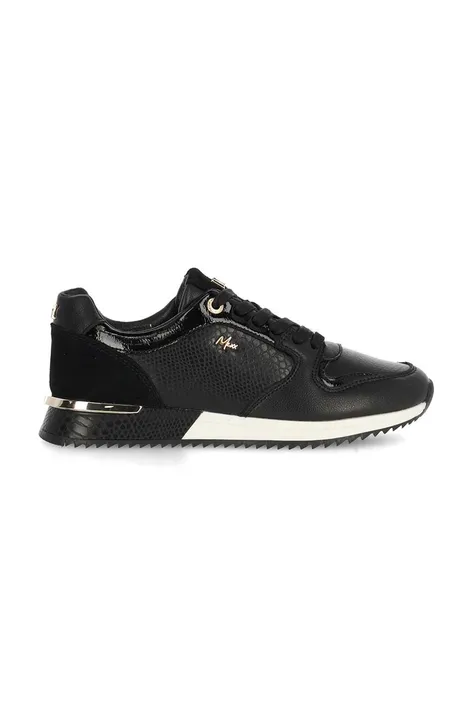 Δερμάτινα αθλητικά παπούτσια Mexx Fleur χρώμα: μαύρο, MXK047102W