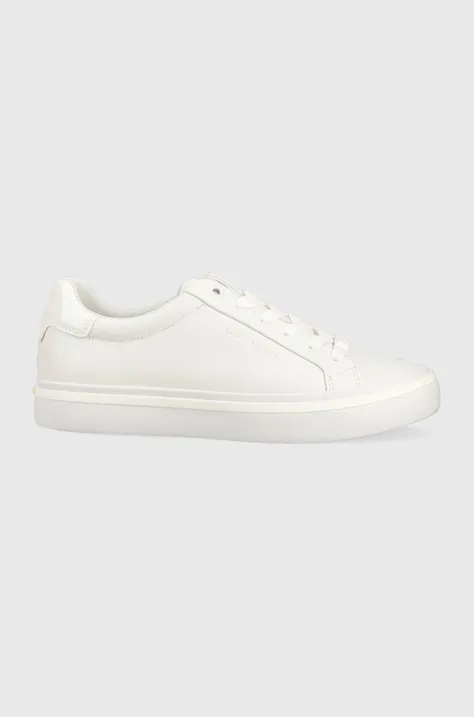 Sneakers boty Calvin Klein VULC LACE UP bílá barva, HW0HW01591