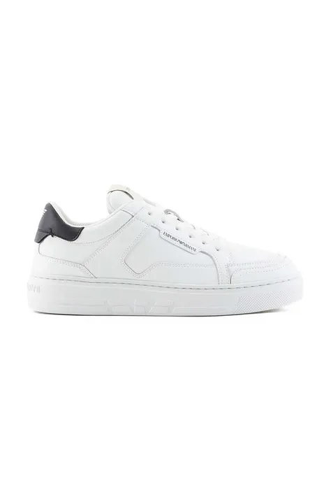 Emporio Armani sneakers din piele culoarea alb, X3X188 XF724 D611
