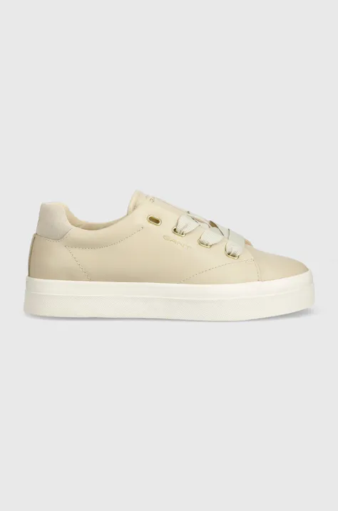 Gant sneakers din piele Avona culoarea bej, 27531157.G11