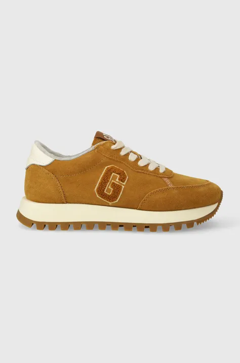 Σουέτ αθλητικά παπούτσια Gant Caffay χρώμα: καφέ, 27533167.G332 F327533167.G332