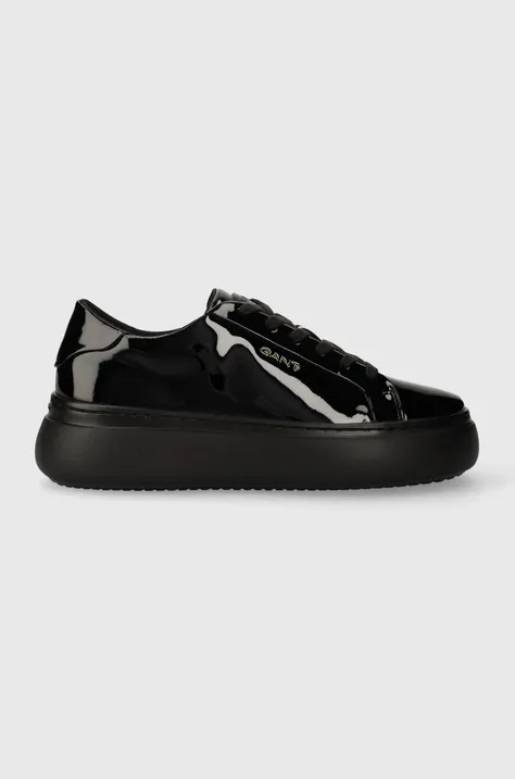 Δερμάτινα αθλητικά παπούτσια Gant Jennise χρώμα: μαύρο, 27531394.G00 F327531394.G00