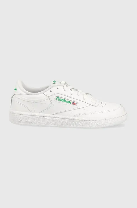 Reebok Classic leather sneakers CLUB C white color