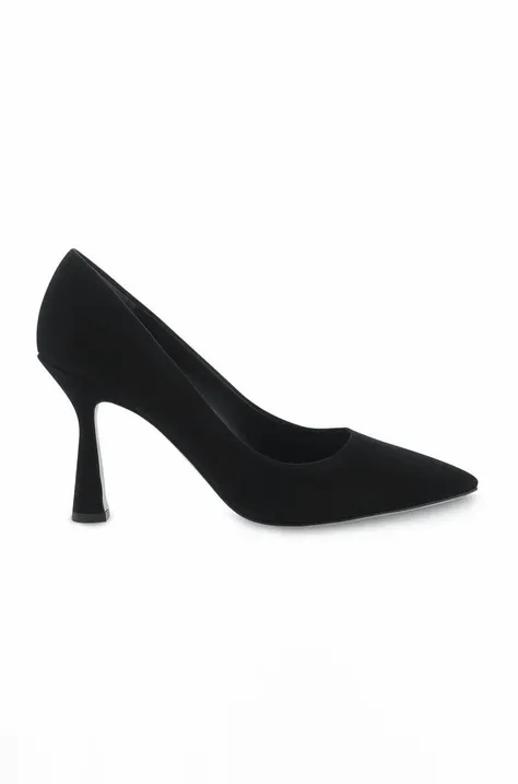 Замшеві туфлі Kennel & Schmenger Mona колір чорний 21-84300.380