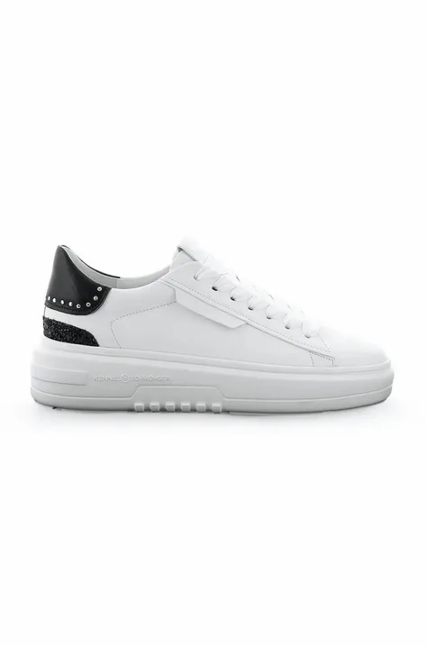 Δερμάτινα αθλητικά παπούτσια Kennel & Schmenger Turn χρώμα: άσπρο, 21-18600.628