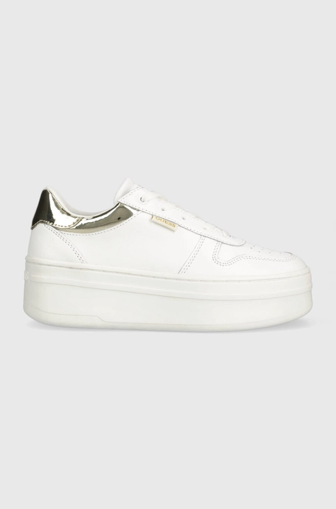 Sneakers boty Guess FL7LIF LEA12 bílá barva, LIFET