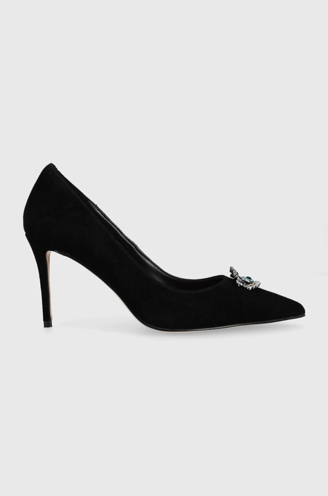 Замшевые туфли Kurt Geiger London Belgravia Eye цвет чёрный 9990900209