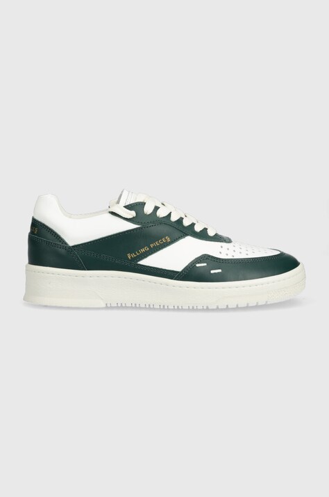 Kožené tenisky Filling Pieces Ace Spin zelená barva, 70033491019