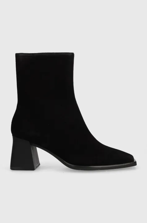 Σουέτ μπότες Vagabond Shoemakers Shoemakers HEDDA γυναικείες, χρώμα: μαύρο, 5002.040.20