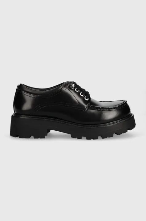 Шкіряні туфлі Vagabond Shoemakers COSMO 2.0 жіночі колір чорний на платформі 5649.004.20