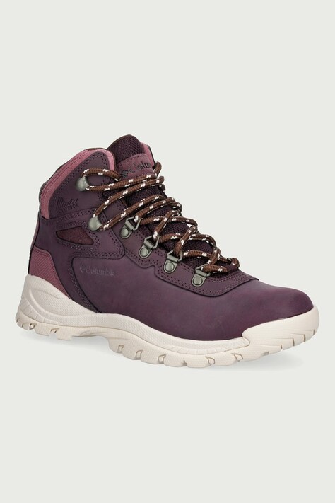 Columbia Buty trekkingowe damskie Newton Ridge Plus fioletowe skórzane 1424692