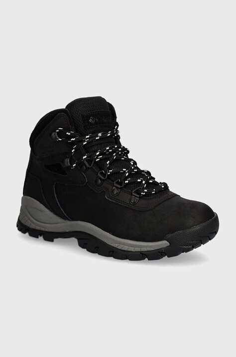 Columbia pantofi Newton Ridge Plus femei, culoarea negru, izolat, 1424692