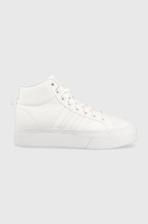 Πάνινα παπούτσια adidas χρώμα: άσπρο