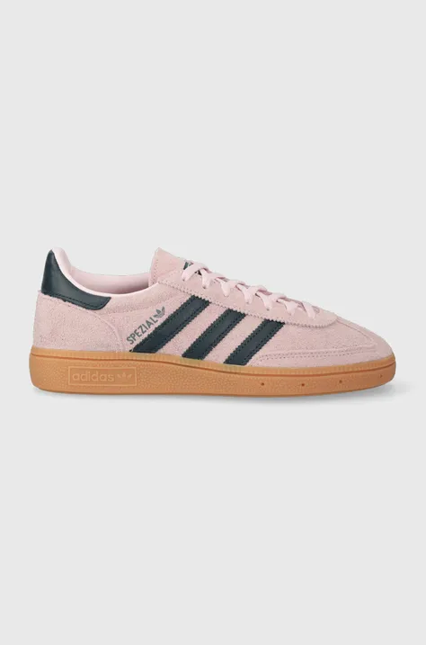 adidas Originals sneakers din piele întoarsă HANDBALL SPEZIAL culoarea roz