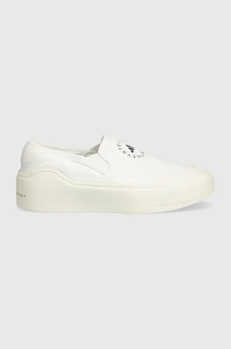 Πάνινα παπούτσια adidas by Stella McCartney χρώμα: άσπρο