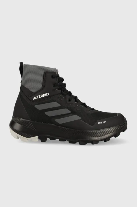 Υποδήματα adidas TERREX Wmn Mid RAIN.RDY χρώμα: μαύρο