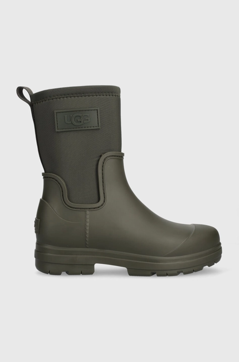 UGG cizme Droplet Mid femei, culoarea verde, 1143813