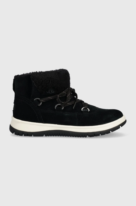 Snežke UGG Lakesider Heritage Lace črna barva, 1143836