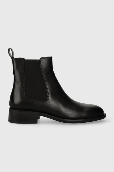 Δερμάτινες μπότες τσέλσι Vagabond Shoemakers SHEILA γυναικείες, χρώμα: μαύρο, 5635.201.20