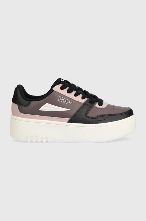 Kožené sneakers boty Fila FXVENTUNO fialová barva, FFW0348