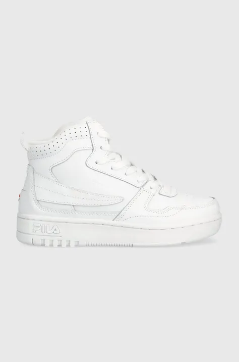 Δερμάτινα αθλητικά παπούτσια Fila FXVENTUNO χρώμα: άσπρο F30