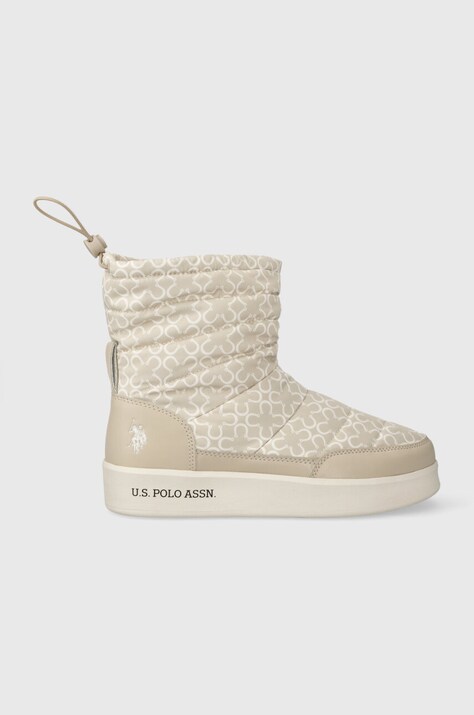U.S. Polo Assn. cizme de iarna VEGY culoarea bej, VEGY006W/CNY1