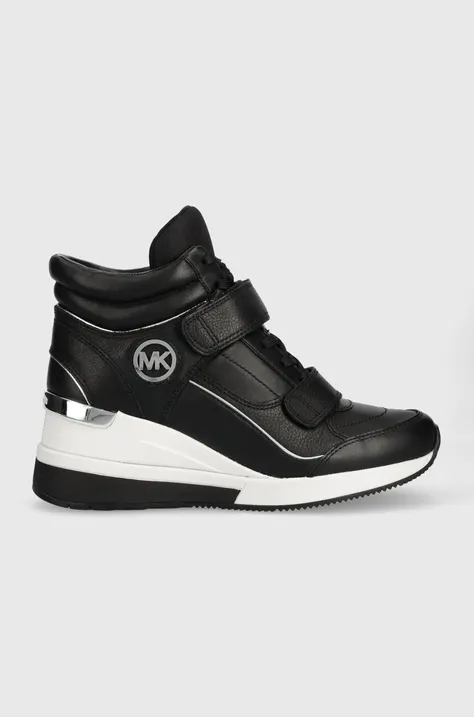 Кожаные кроссовки MICHAEL Michael Kors Gentry цвет чёрный 43F3GYFE2L
