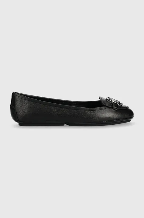 MICHAEL Kors bőr balerina cipő Lillie fekete, 40R9LIFP2L