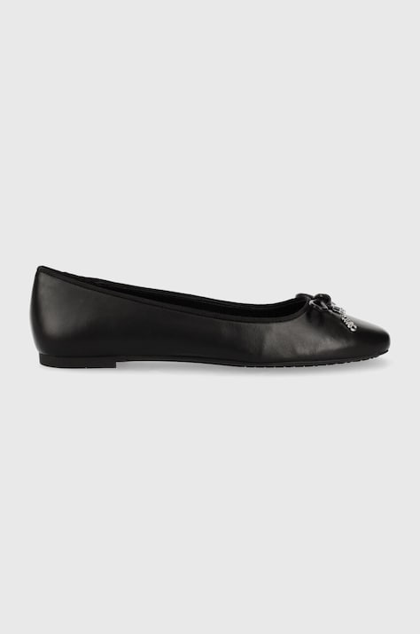 Кожаные балетки MICHAEL Michael Kors Nori цвет чёрный  40F3NRFP1L