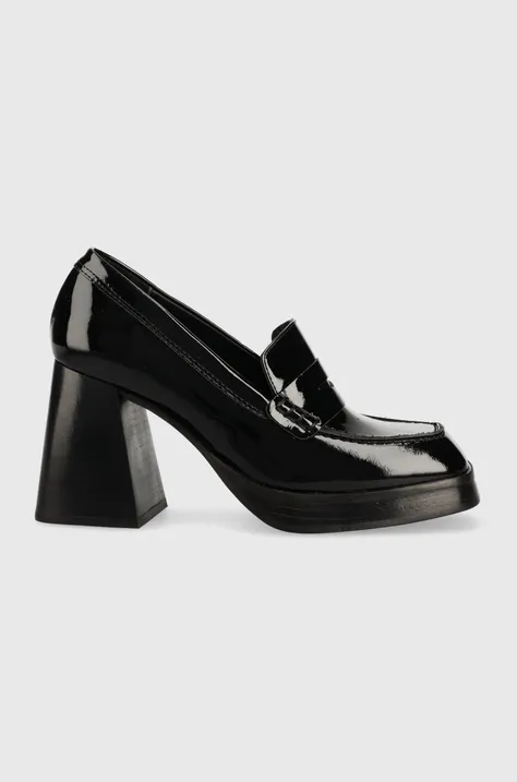 Шкіряні туфлі Alohas Take Off жіночі колір чорний каблук блок S00272.253