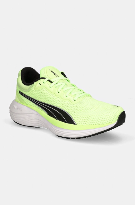 Tekaški čevlji Puma Scend Pro zelena barva, 378776