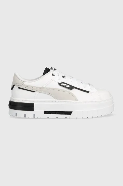 Puma sneakers Mayze Crashed Wns white color