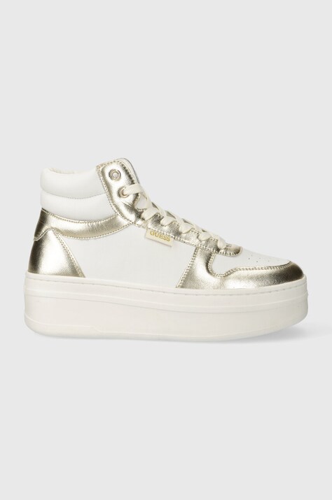 Guess sneakers LINZY culoarea alb, FL8LIZ LEA12