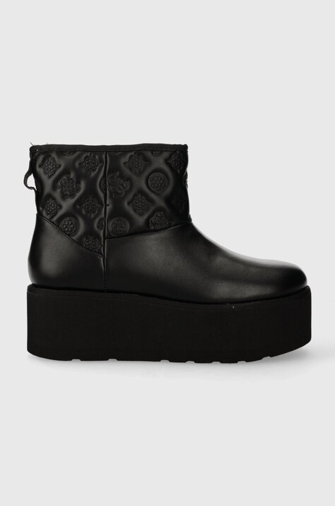Guess cizme de iarna JILLA culoarea negru, FL8JIA ELE10