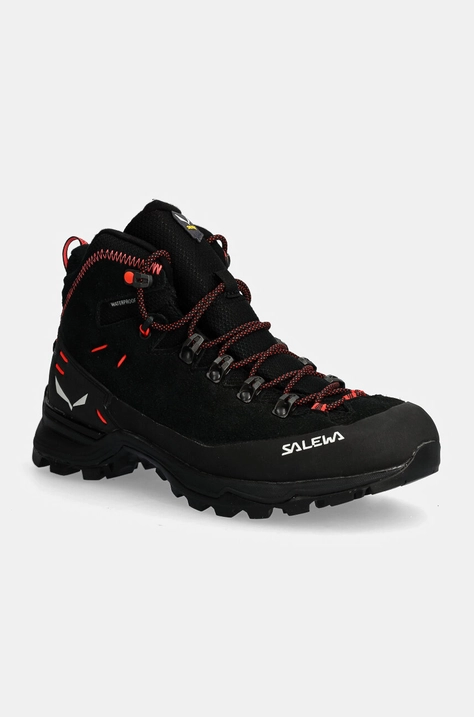 Salewa buty Alp Mate Winter Mid PTX damskie kolor czarny lekko ocieplone