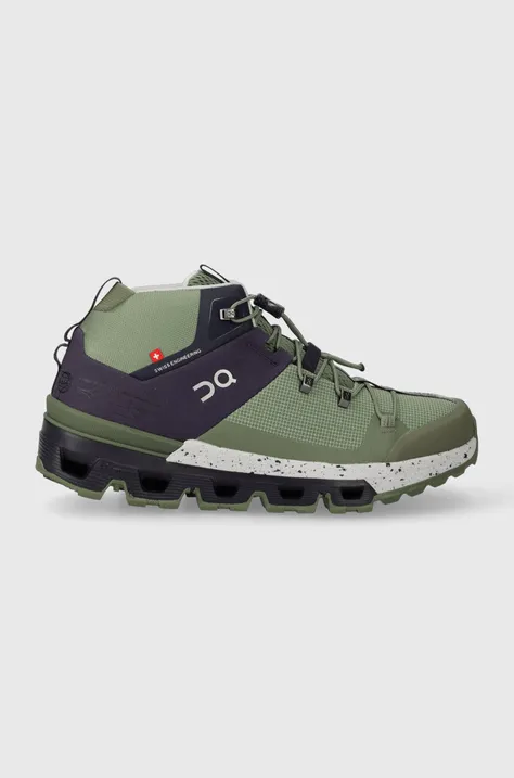 Ботинки On-running CLOUDTRAX женские цвет зелёный