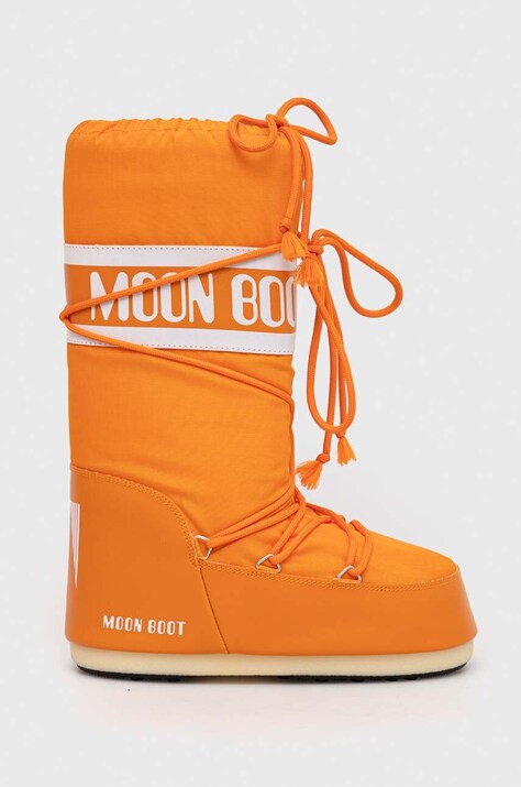 Moon Boot cizme de iarnă ICON NYLON culoarea portocaliu, 14004400.090