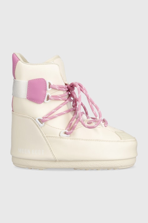 Snehule Moon Boot SNEAKER MID béžová farba, 14028200.002