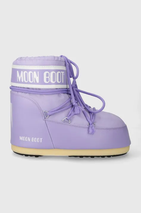 Moon Boot snow boots ICON LOW NYLON violet color 14093400.013