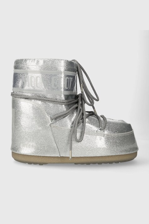 Апрески Moon Boot ICON LOW GLITTER в сребристо 14094400.002