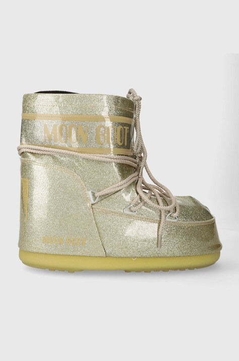 Moon Boot hócipő ICON LOW GLITTER sárga, 14094400.004