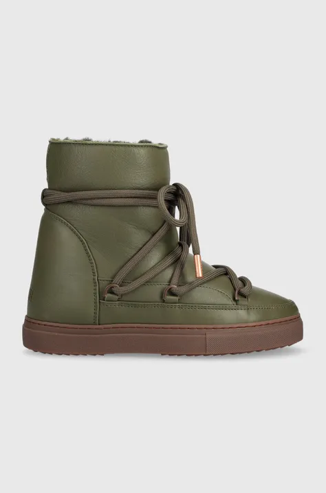 Δερμάτινες μπότες χιονιού Inuikii Full Leather Wedge χρώμα: πράσινο, 75203-087