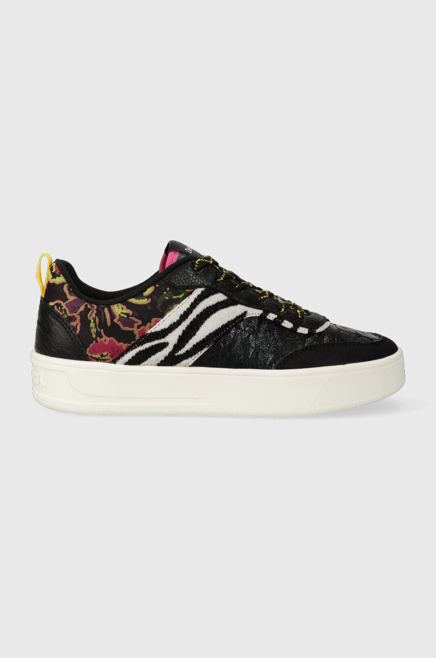 Sneakers boty Desigual ern barva, 23WSKA09.2000