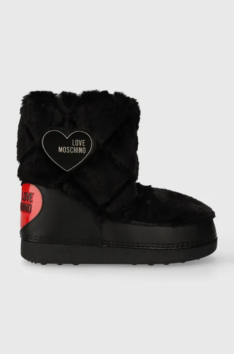 Love Moschino cizme de iarna SKIBOOT20 culoarea negru, JA24242G0HJW0000
