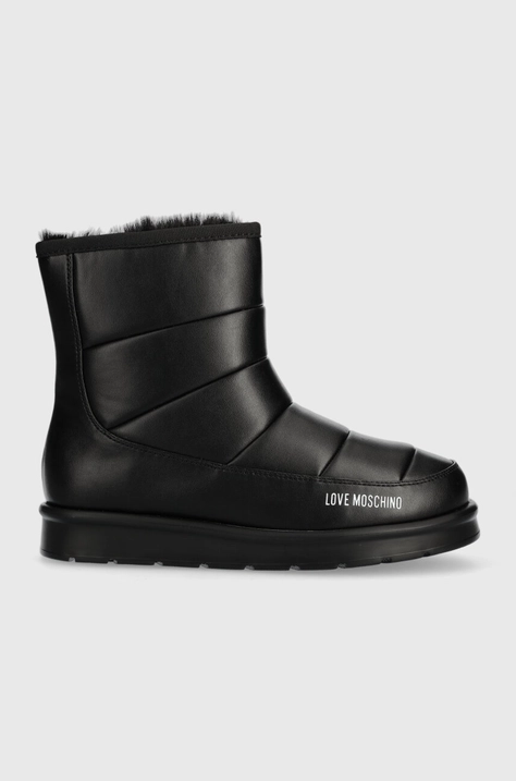 Snehule Love Moschino WINTER30 dámske, čierna farba, JA24473H0HIE0000